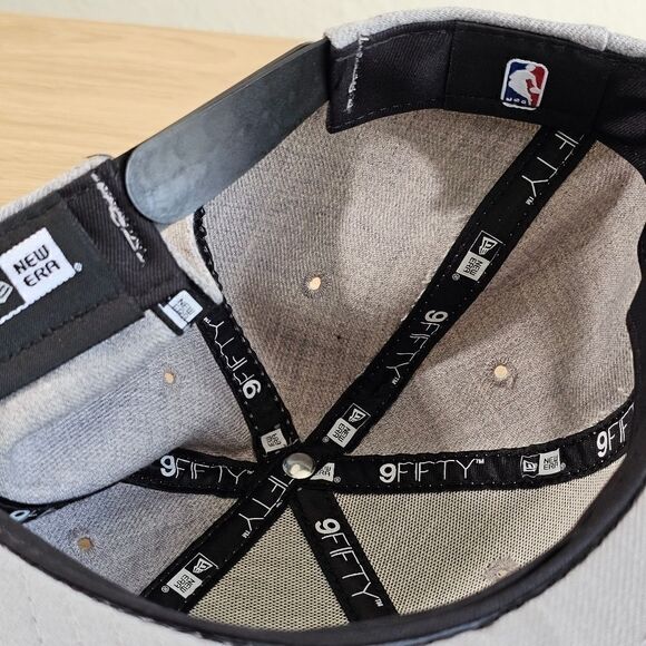 New Era San Antonio Spurs Dad Hat Snapback Cap 9FIFTY Wembanyama Grey Black Manu - Picture 8 of 11